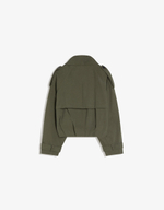 ТРЕНЧКОТ С ОБРЕЗАННЫМ НИЖНИМ КРАЕМ - BERSHKA