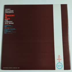Винтажная виниловая пластинка LP The Concert Jazz Band Gerry Mulligan Presents A Concert In Jazz (Japan 1981) (Obi)