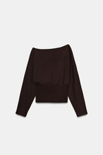 АСИМЕТРИЧНАЯ ХЛОПЧАТОБУМАЖНАЯ ТОЛСТОВКА - ZARA