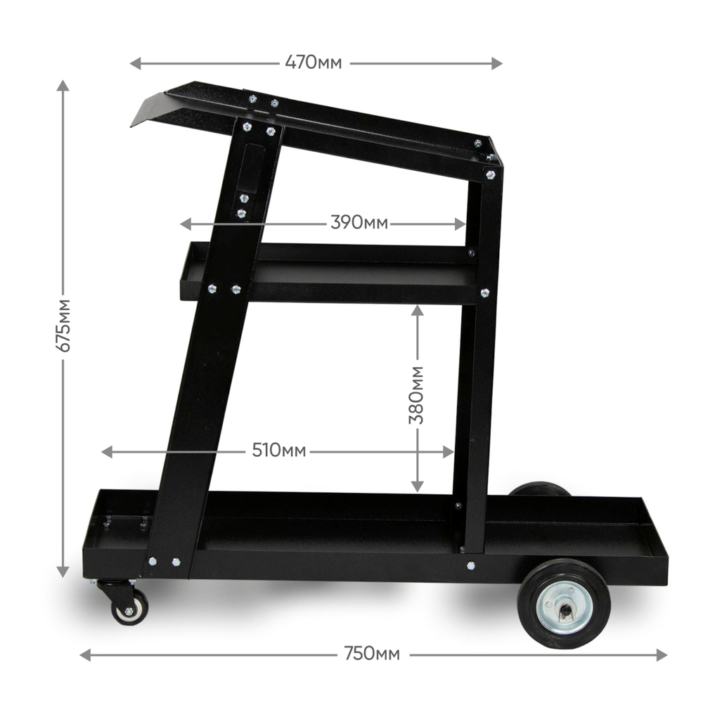 Тележка для сварочного аппарата START MASTER (MIG/TIG/MMA) 2TG001