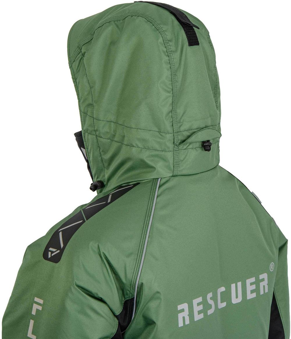 Зимний костюм-поплавок Рескью 6 (Rescuer VI) утеплитель Alpolux цвет Зеленый