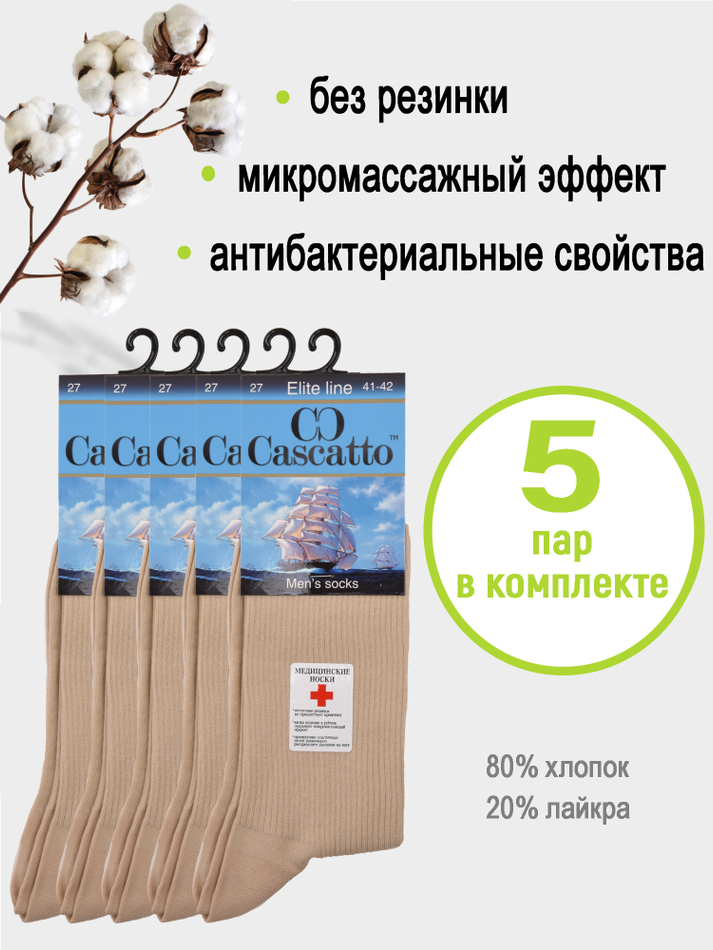 Носки мужские (5 пар в комплекте)