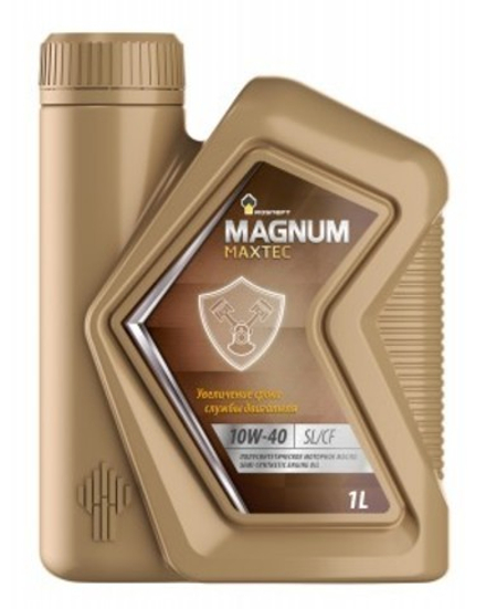 Моторное масло Rosneft Magnum Maxtec 10w40 1л полусинтетика