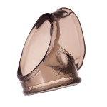 Дымчатое эрекционное кольцо 2,5см с фиксацией мошонки ToyFa XLover 748031