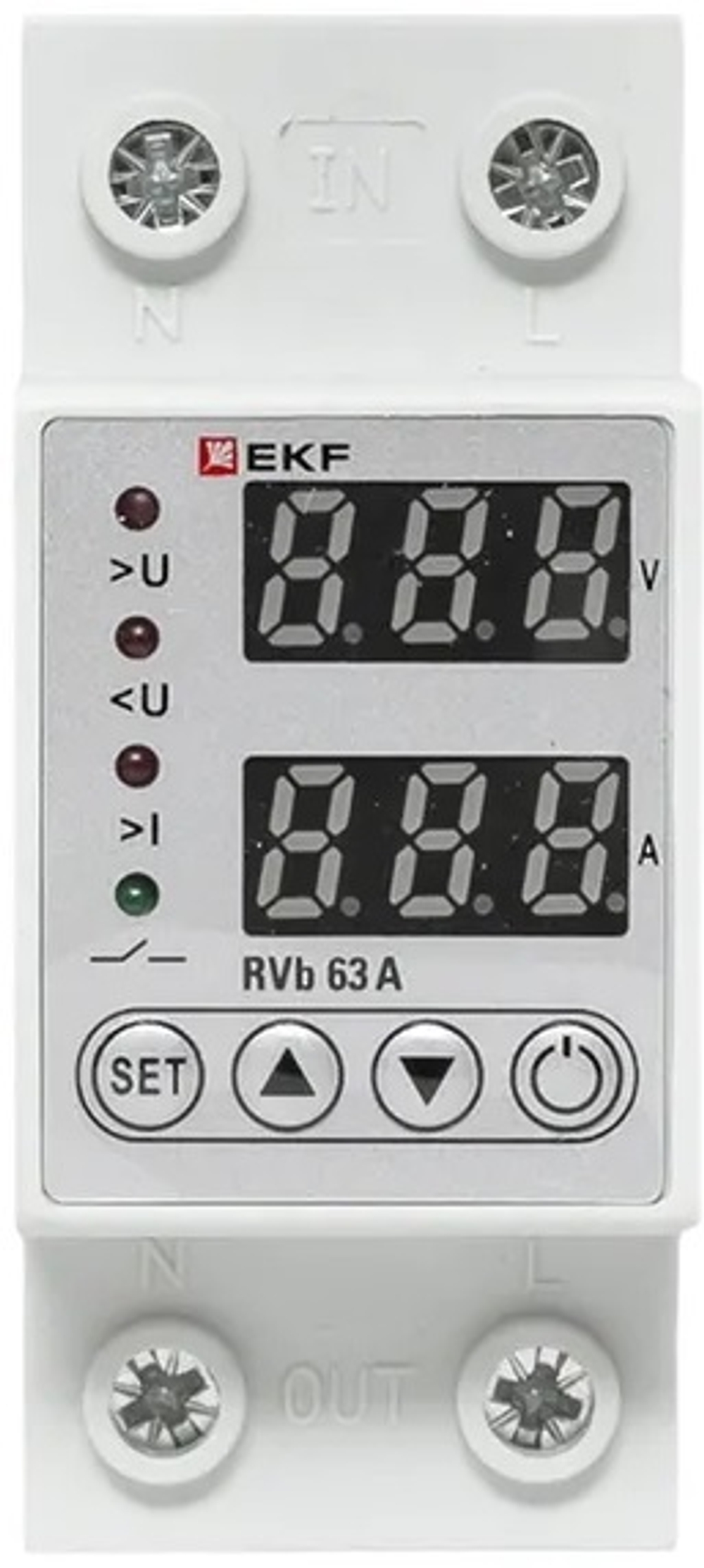 Реле напряжения EKF rvb-m63a