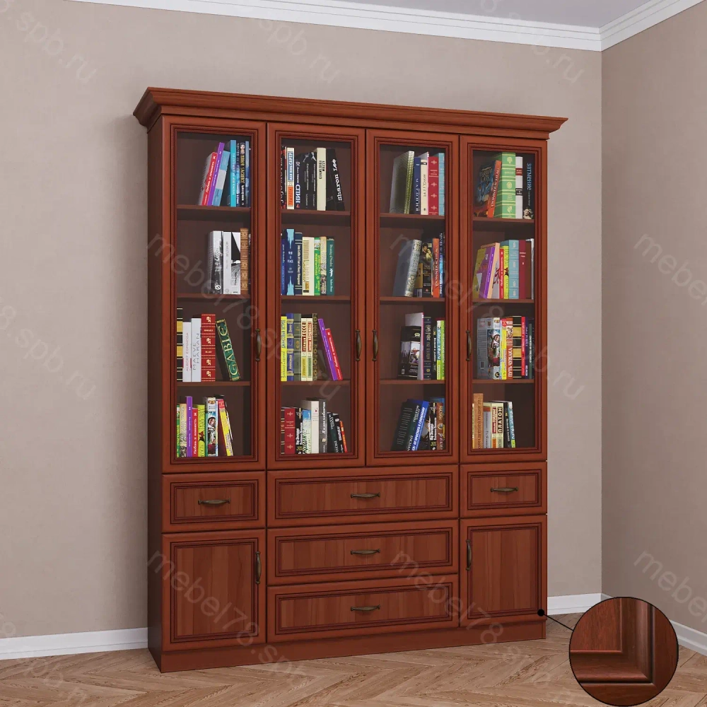 Шкаф книжный 4/7