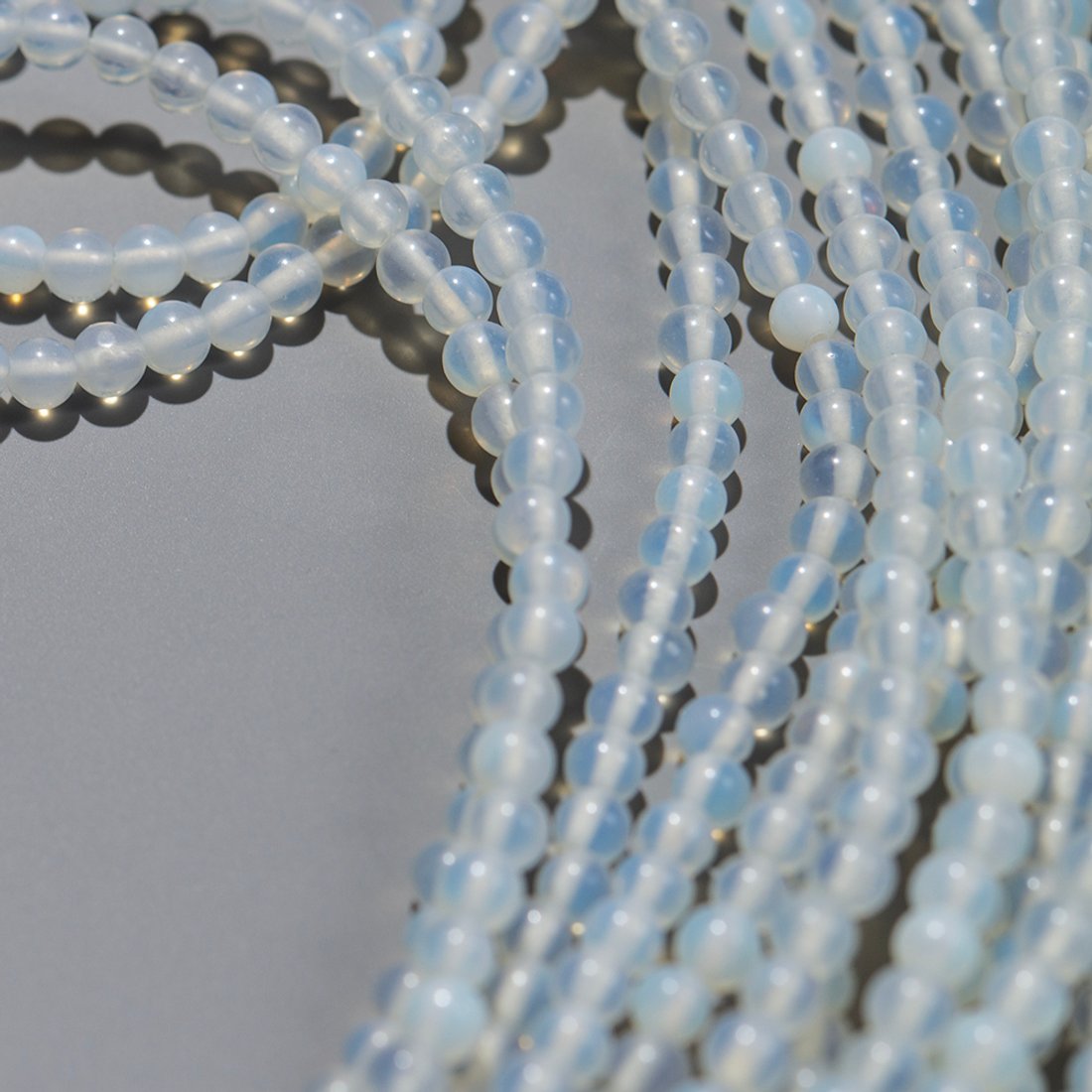 Лунный камень (имитация), 4,3мм, шар