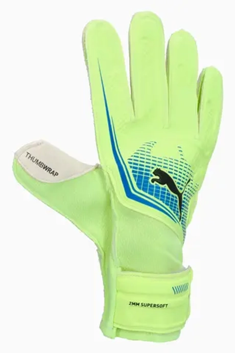 Вратарские перчатки Puma Ultra Play RC - зеленый