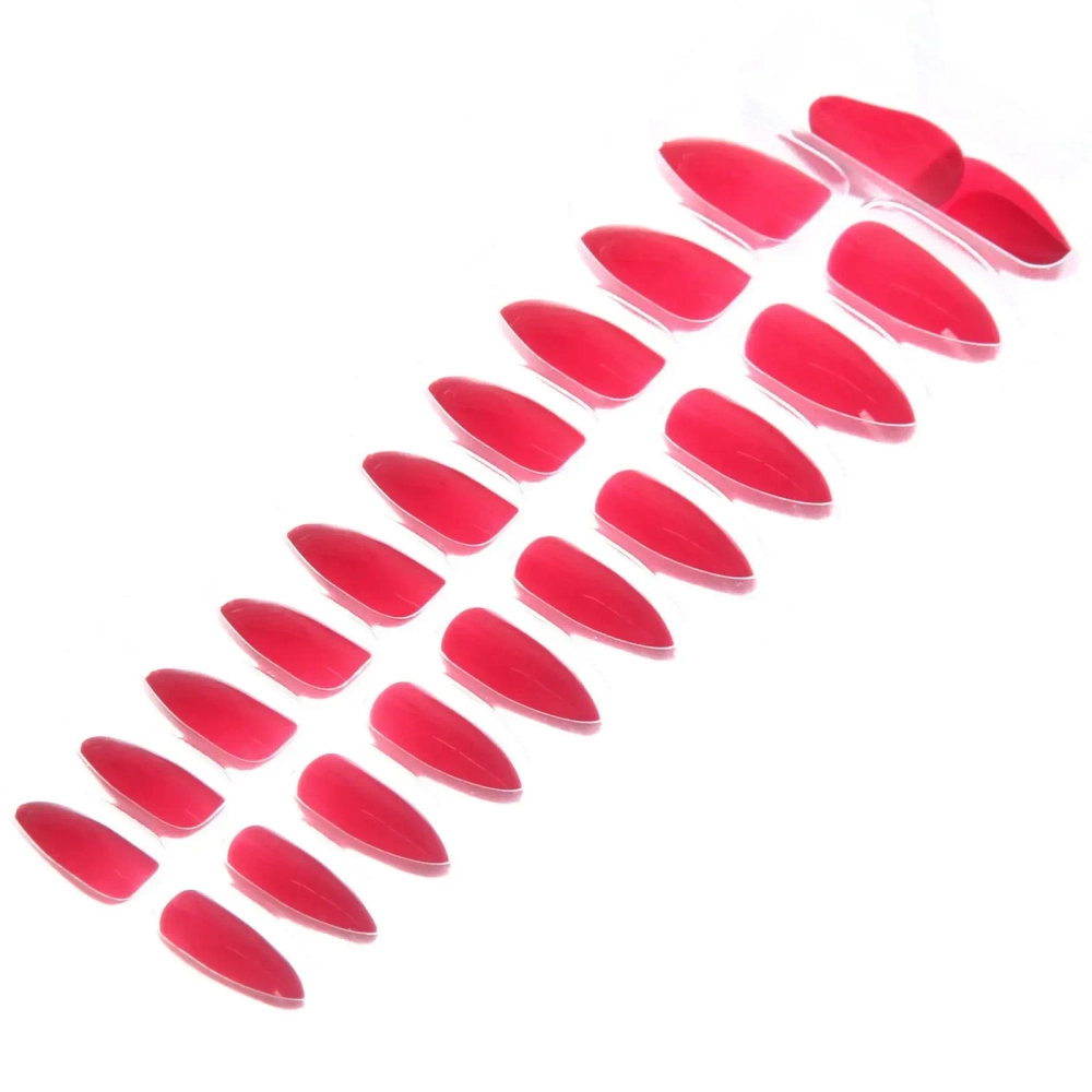 Ногти накладные на клеевых пластинах 24шт «ТЫПРЕКРАСНА!», цвет французская роза, длина 2.3см