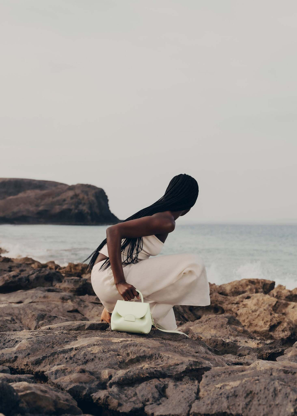 Сумка Polene Numéro Un Nano EDITION ALOE LISSE