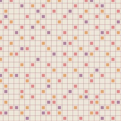 Маленькие квадраты в сетке из линий
