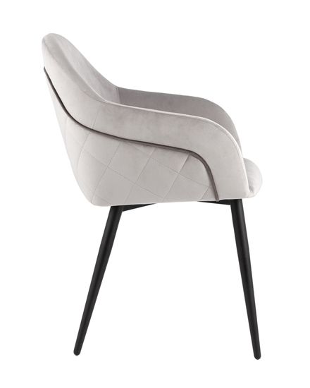 Стул Новел New велюр светло-серый