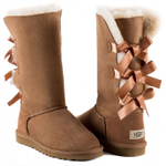 Угги Bailey Bow Tall Chestnut