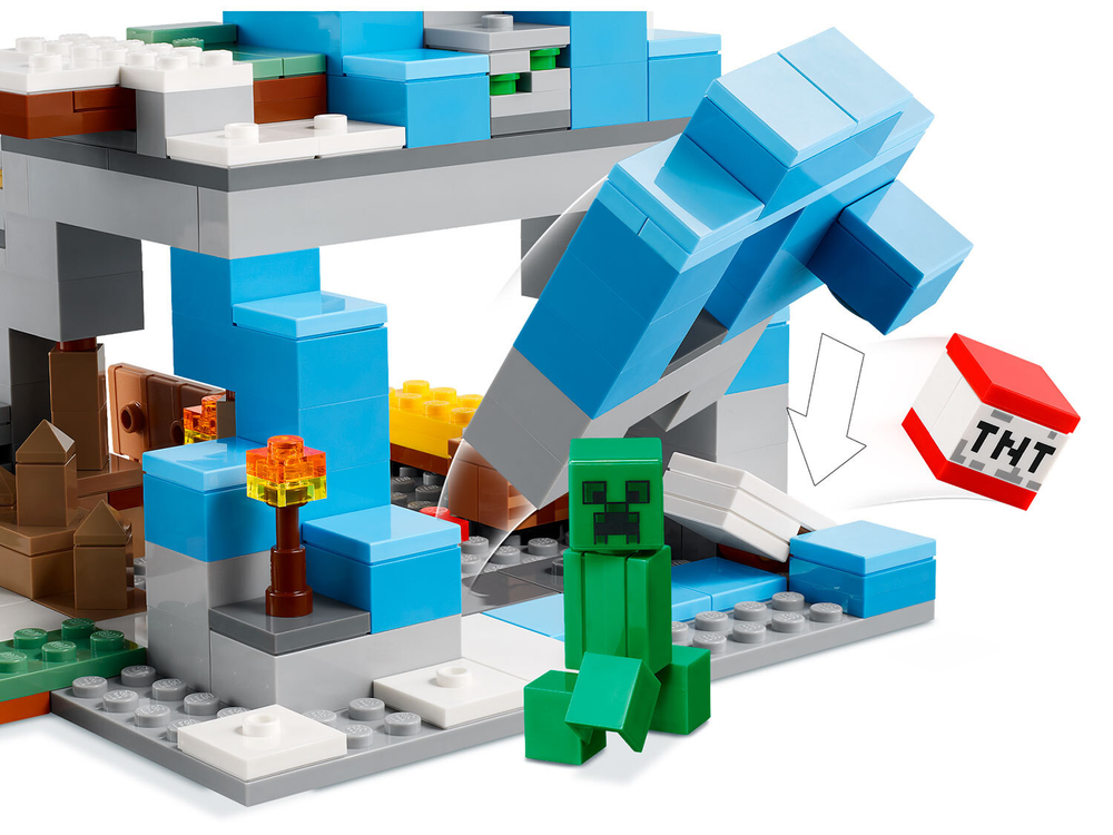 Конструктор LEGO Minecraft 21243 Ледяные вершины