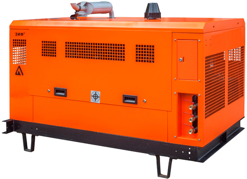 Передвижной дизельный компрессор зиф-пв-6/0,7