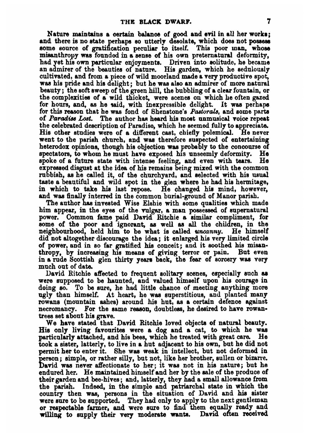 The Black Dwarf. Chronicles of the Canongate and Other Tales | Scott Walter