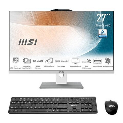 Моноблок MSI Modern AM272P 1M 27'' FHD, Ultra 7 150U, 32Gb, 1Tb, Non-OS, Белый 1M-685XRU