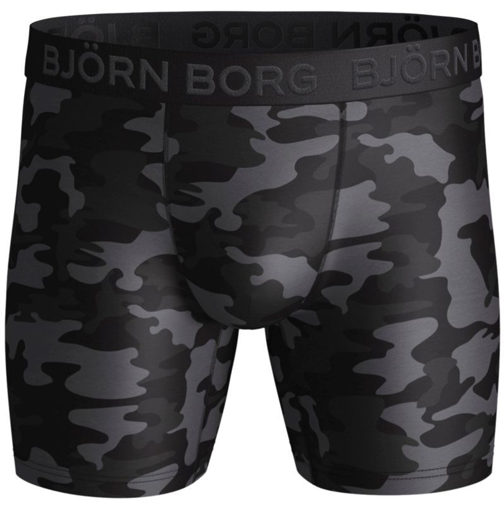 Мужские спортивные боксеры Björn Borg Shorts BB Tonal Camo 1P - black beauty
