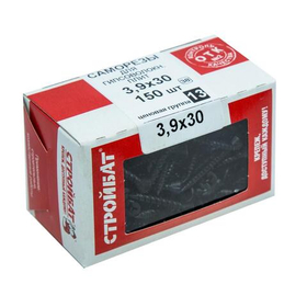 Саморезы для гипсоволокнистых плит 3,9x30 (фосфатирован. 150 шт)