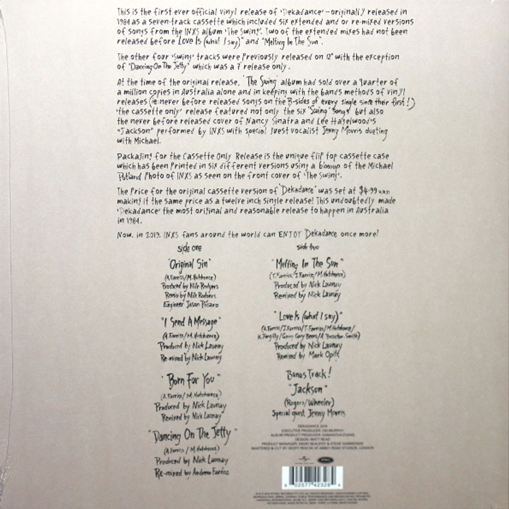 INXS / Dekadance (LP)