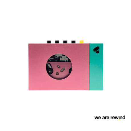 We Are Rewind Cassette Player Rose