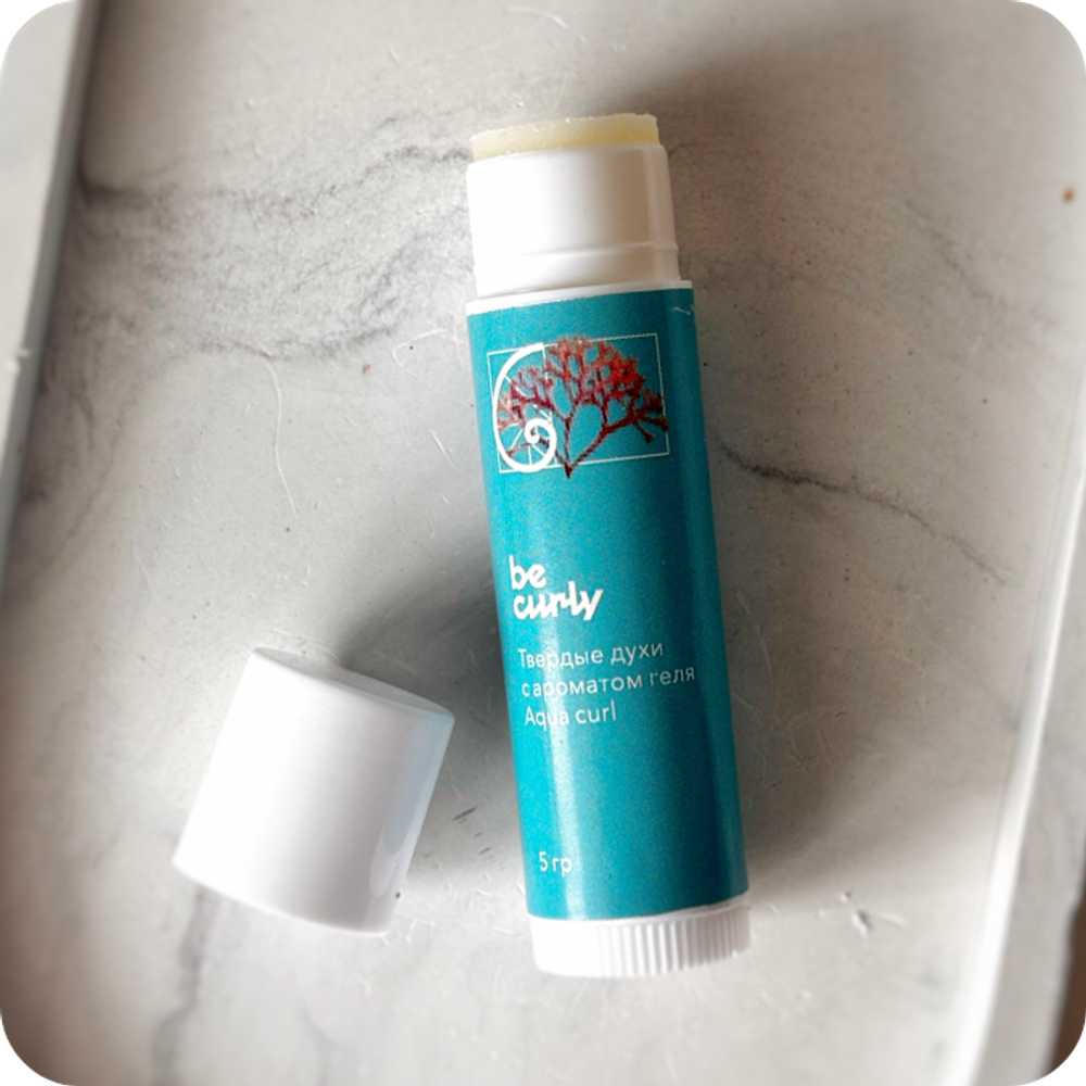 Твёрдые духи с ароматом геля Aqua curl, фото 1