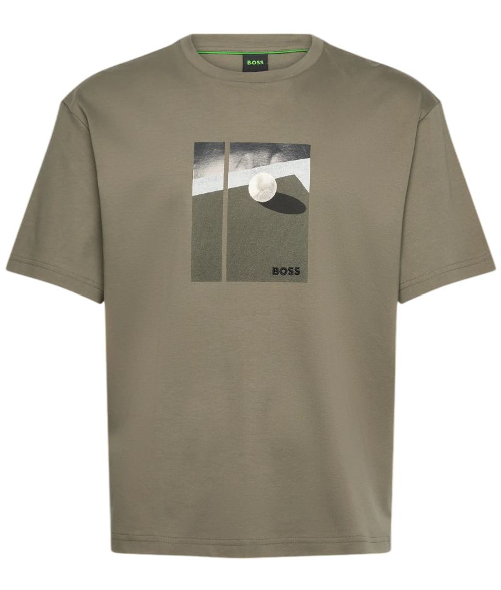 Теннисная футболка BOSS TS_Join - dark beige