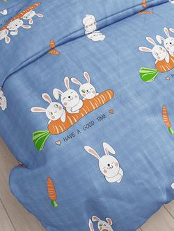 Наволочка комплект 2шт Сказка "Морковный рейс" 40х60 см, перкаль