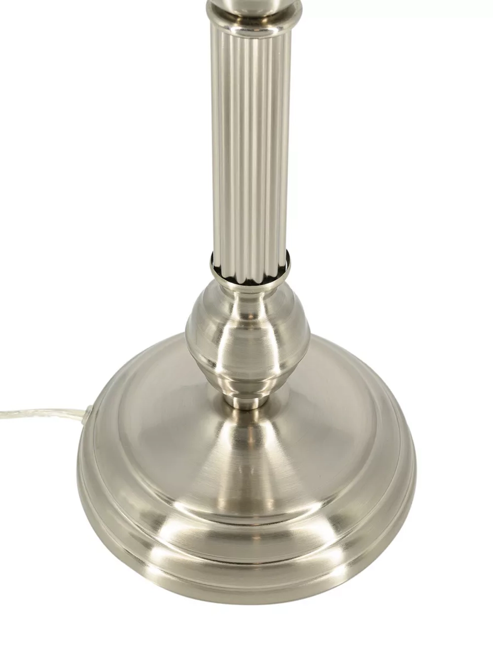 Торшер настольный с абажуром из ткани