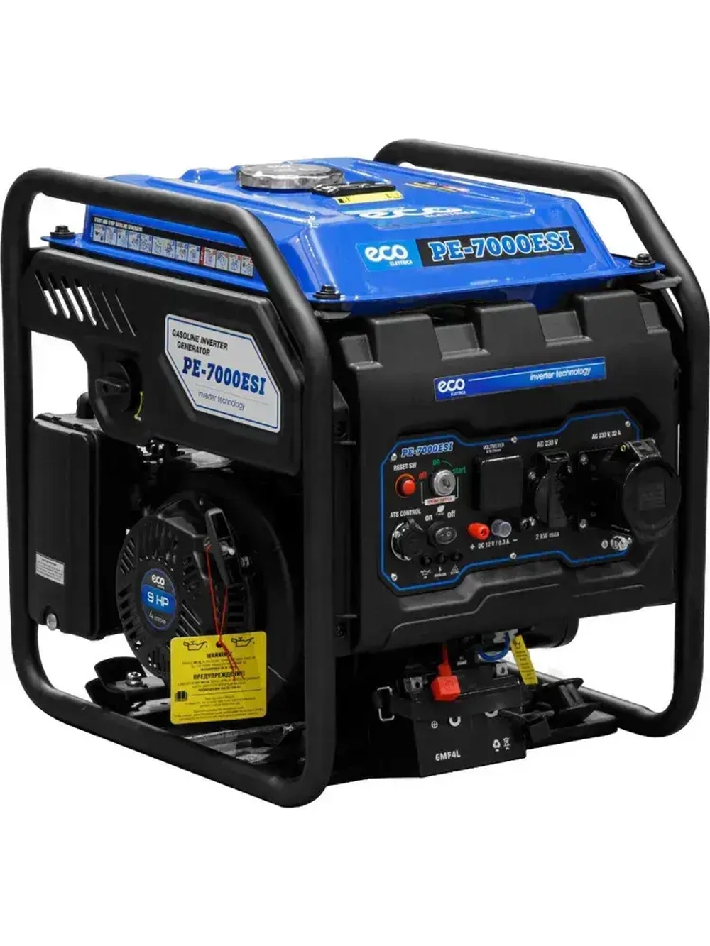 Генератор инверторный бензиновый ECO PE-7000ESI 5 кВт (EC1710-2)