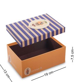 WF-08-B Набор коробок из 3шт «Сладкая любовь» цв.жел./син.