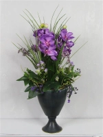 Авторская композиция в металлической вазе"Голландский букет"