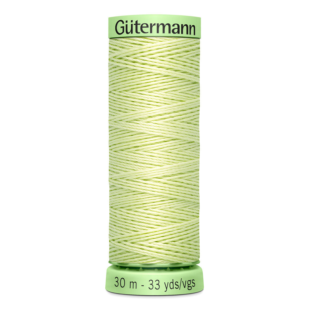 Нить Top Stitch 30/30 м для декоративной отстрочки, Gutermann, 292 бледно-лимонный