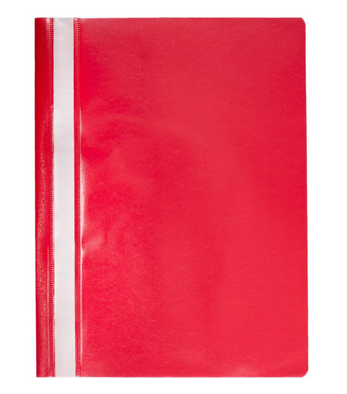 Папка-скоросшиватель Workmate Simple Things, А4, 120 мкм, красная, 25 штук в упаковке