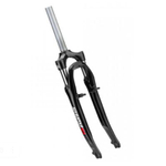 Вилка 28" SF-CR-8V50-VB, 1"x180 мм резьб/аморт/V-brake/алюм/черная (10216170/270319/0050383, Китай)