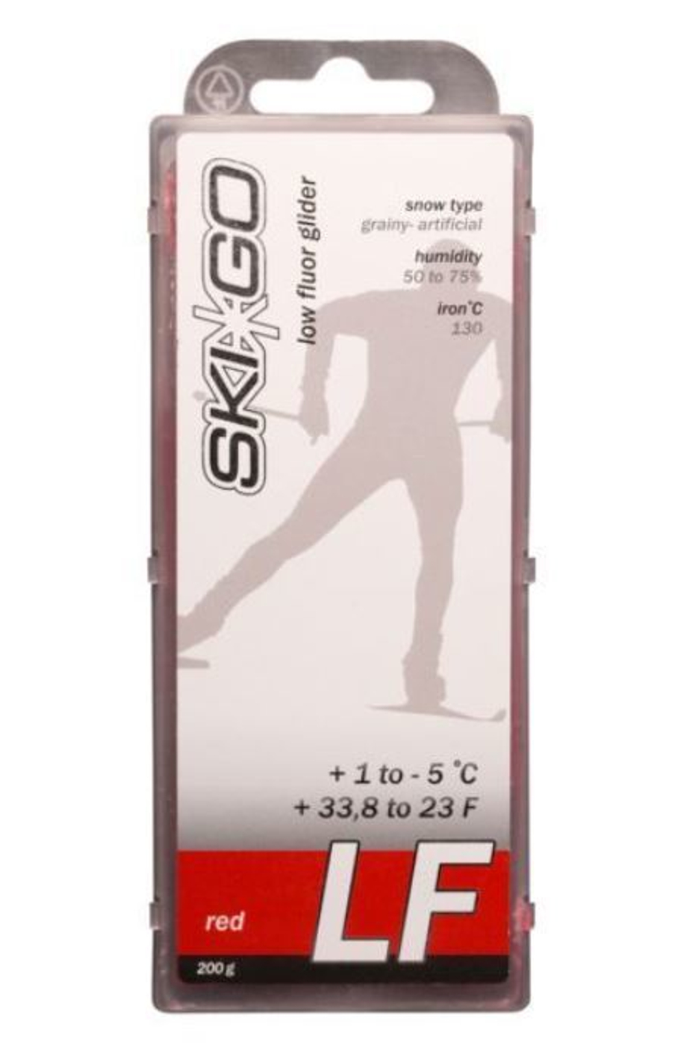 SkiGo  LF Red +1 до -5°C (для старого и искусств. снега) 200