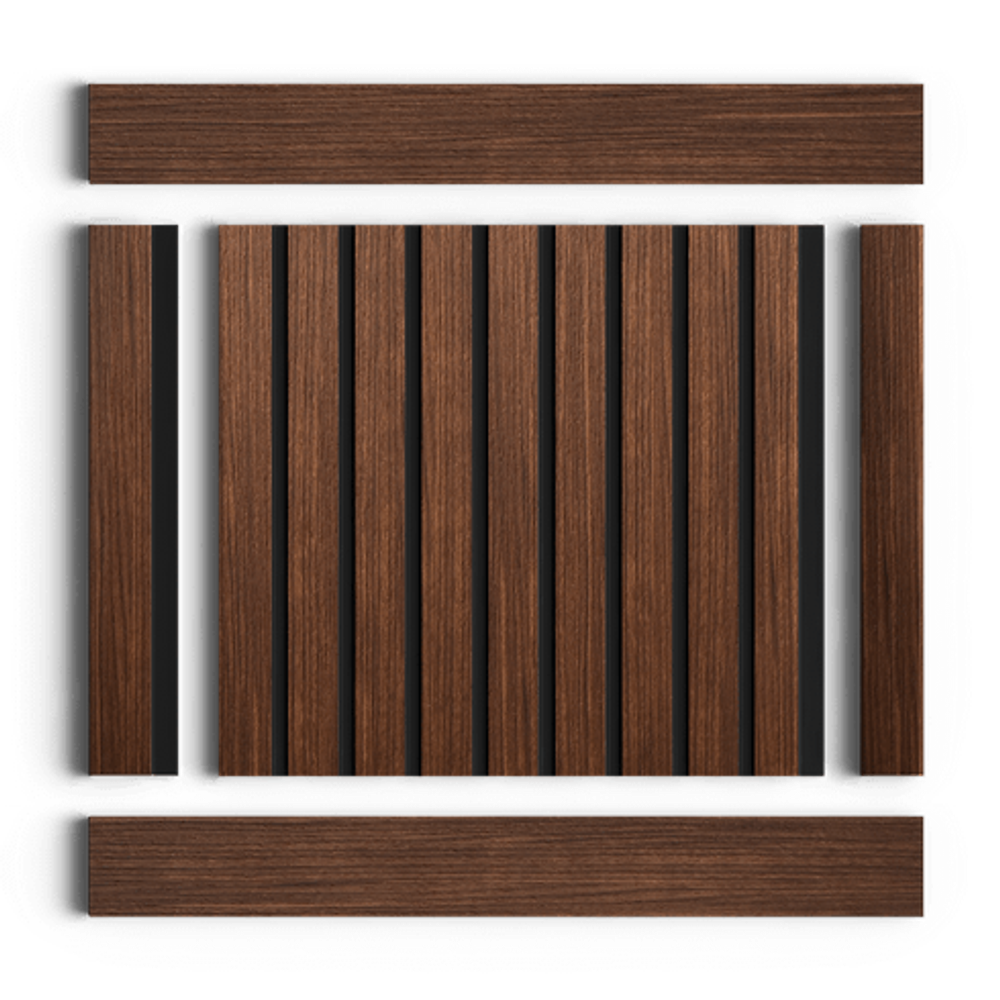 Стеновая панель HiWood декорированная, 270x12 см