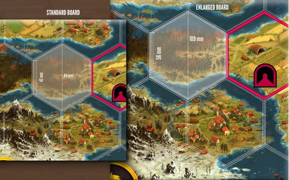 Серп. Расширение игрового поля. Сравнение гексов