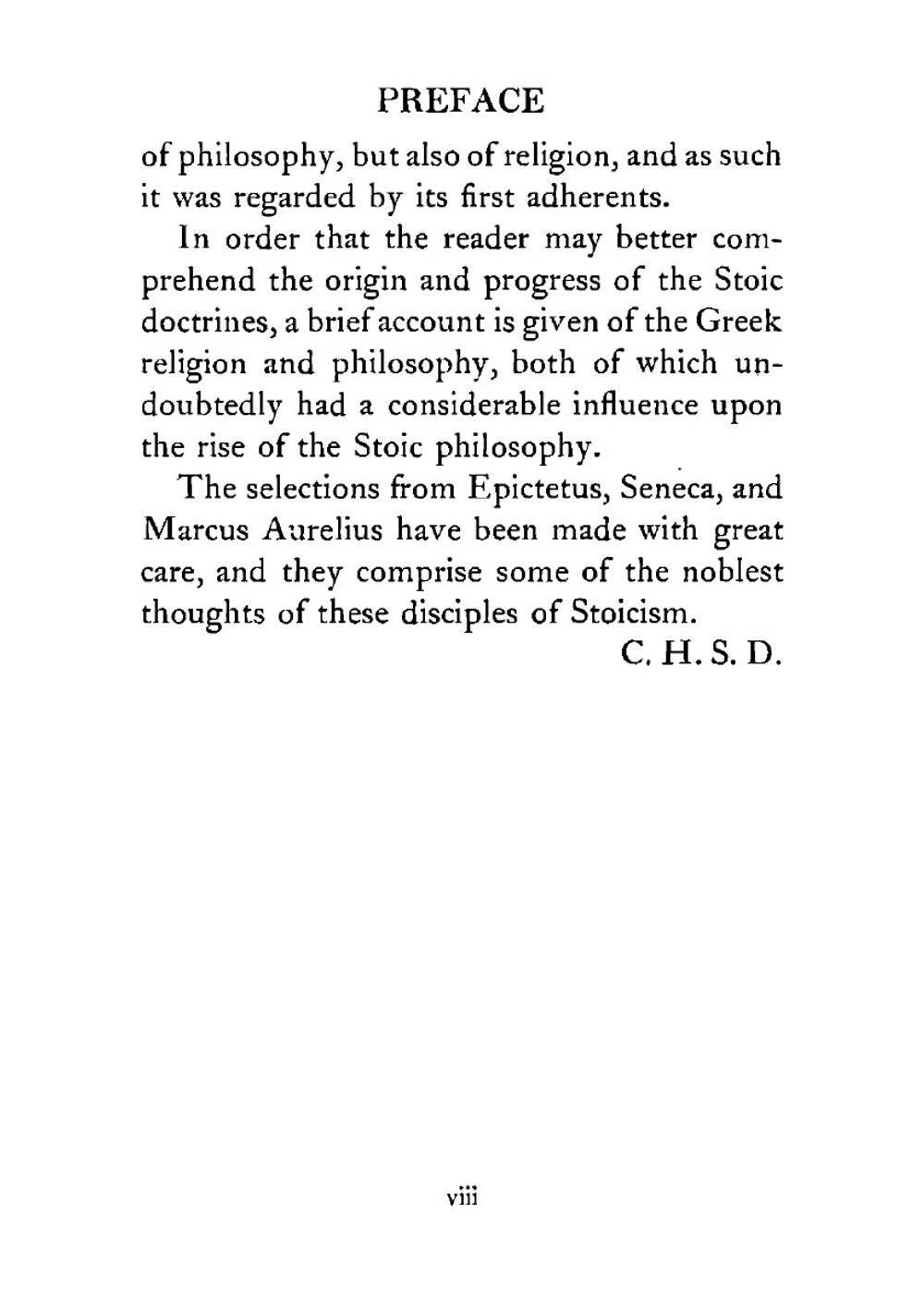 Greek and Roman stoicism and some of its disciples: Epictetus, Seneca and Marcus Aurelius | Charles Henry Stanley Davis