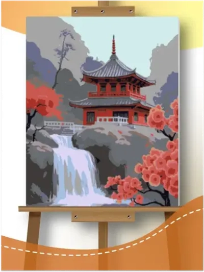 Картина по номерам Японский стиль