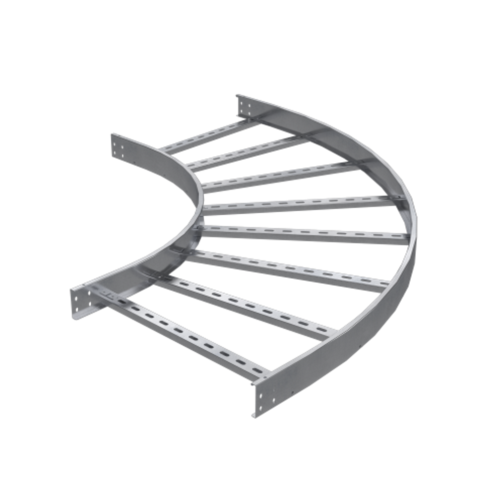 Угол горизонтальный 90 градусов 100х300, R300, 1,5 мм, AISI 304