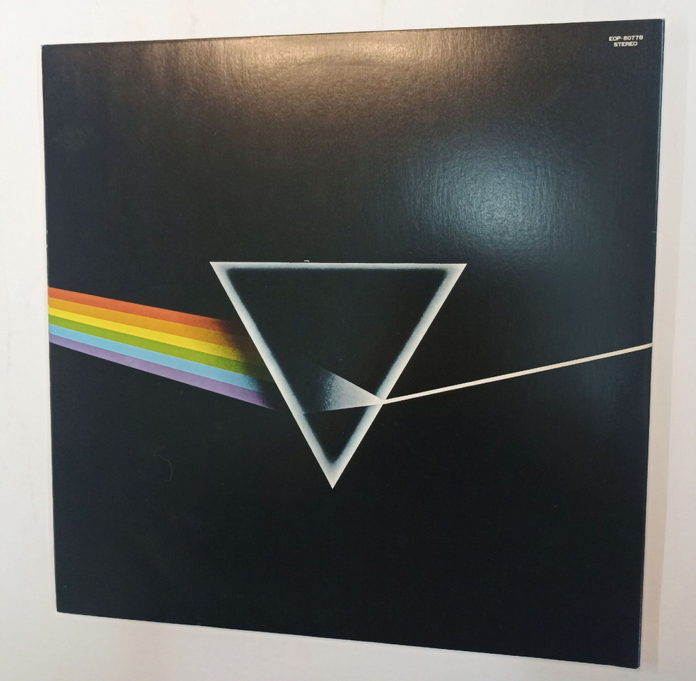 Винтажная виниловая пластинка Pink Floyd The Dark Side Of The Moon (Japan 1973 1 press) 2 poster 32 page booklet