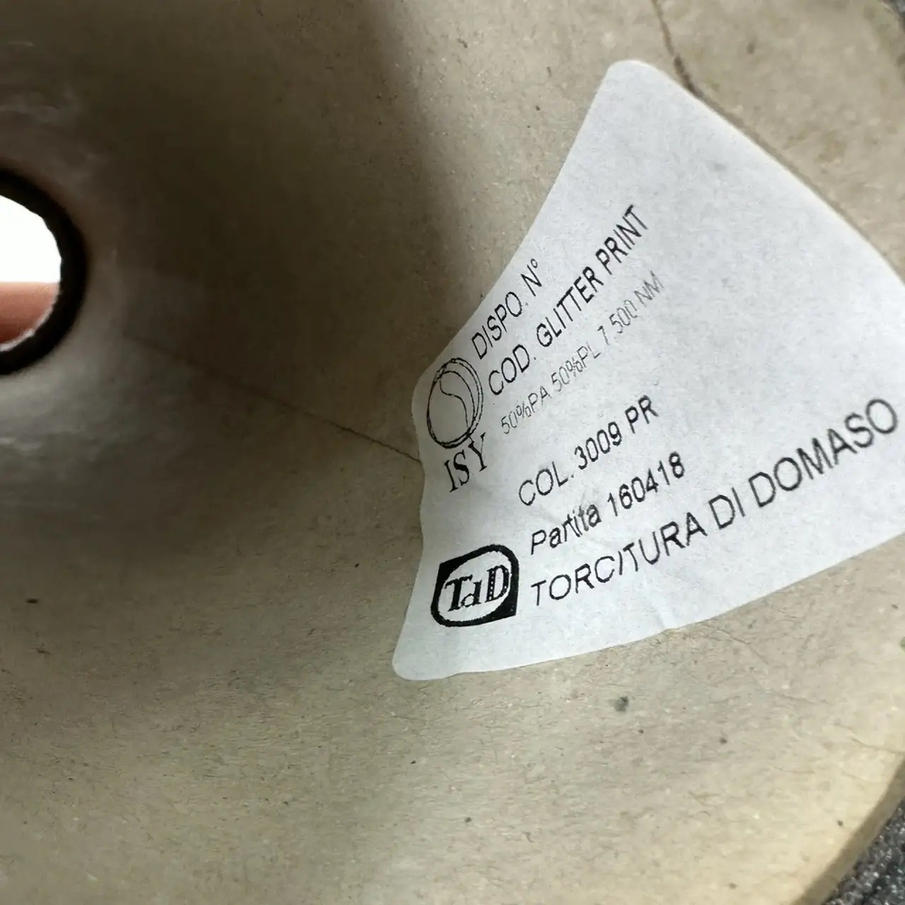 GLITTER - Torcitura di Domaso s.r.l.; 50% п/а, 50% п/л; 750м/100гр; col. 3009 PR; S502