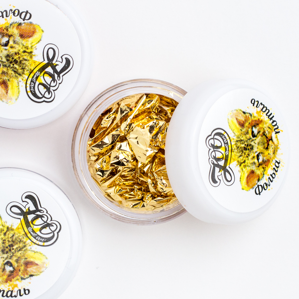 Zoo Фольга поталь № 1553 золото, 14х14см