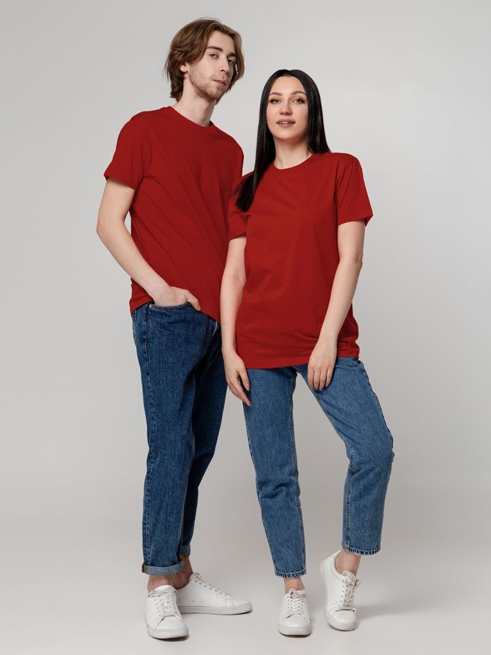 Футболка унисекс T-Bolka 160, темно-красная