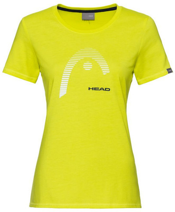 Женская теннисная футболка Head Club Lara T-Shirt - желтый