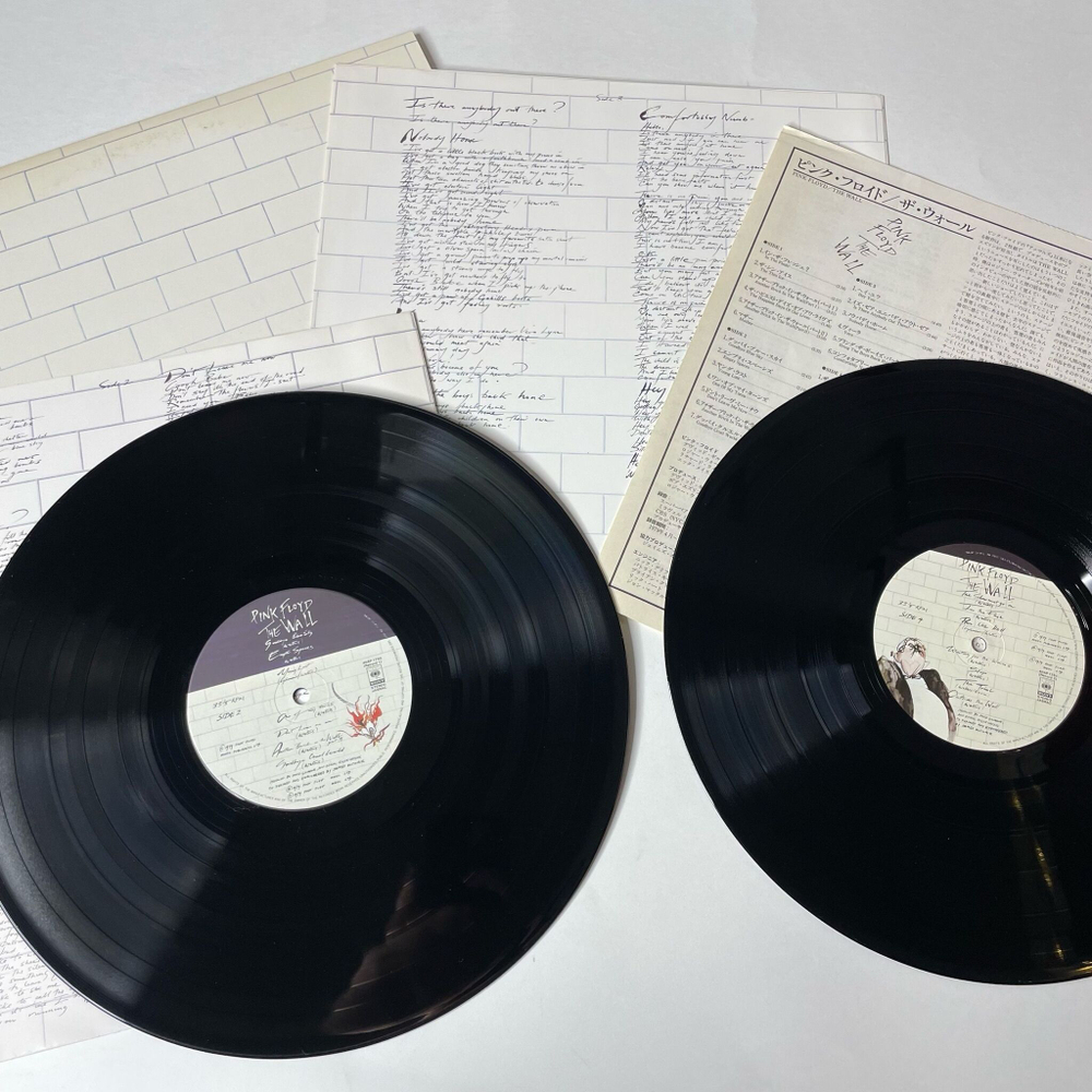 Винтажная виниловая пластинка LP Pink Floyd The Wall (Japan 1979) (No Obi)