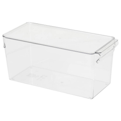 IKEA KLIPPKAKTUS  (ИКЕА КЛИППКАКТУС)  -  Контейнер для холодильника, прозрачный, 32x14x14 см