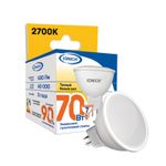 Лампа светодиодная IONICH JCDR 7Вт 2700К GU5.3