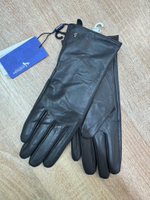 Перчатки. Женские. Материал верха: Кожаные люкс качества. Подклад: Шелк. 5 шт в упаковке